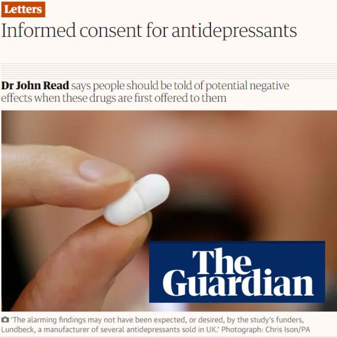 Informed consent for antidepressants